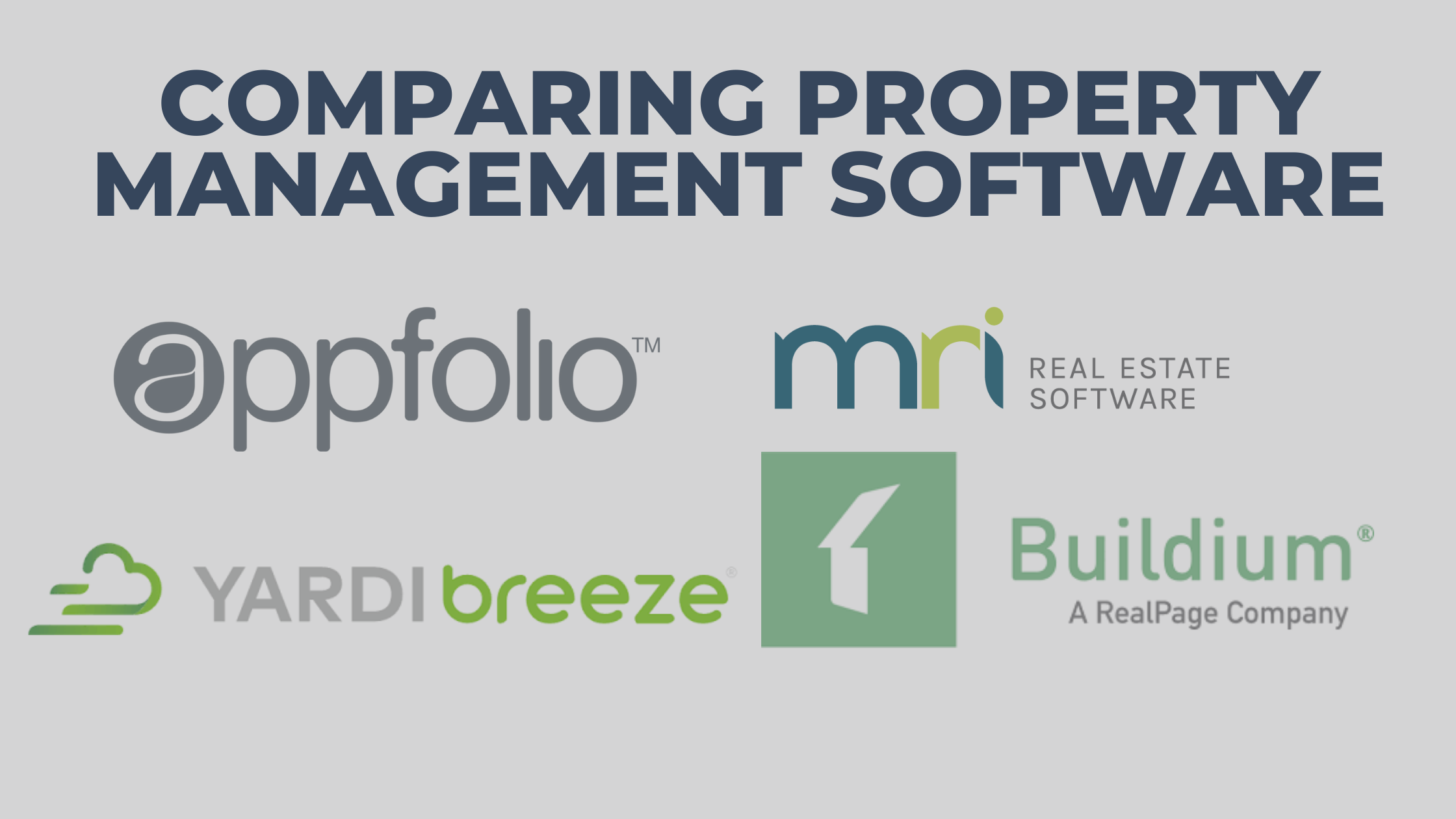 Comparing Some Of The Best Property Management Software Industrial